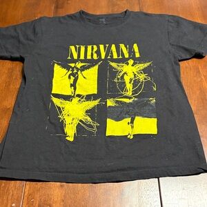 NIRVANA Black Graphic Tee